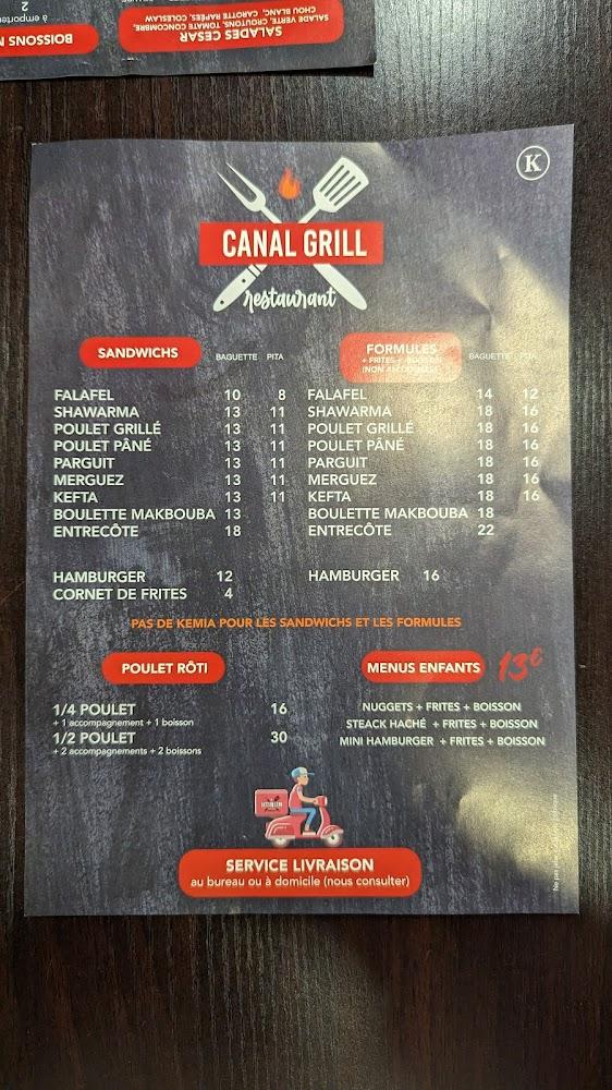 Canal Grill - Menu Image 4
